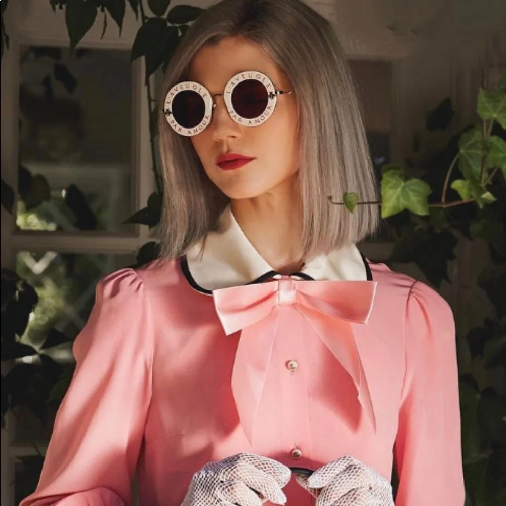 🍒3/$30 New Gucci-Style L'Aveugle Par Amour Sunnies